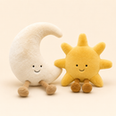 Smiling Sun & Moon Plushies
