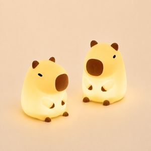 Silicone Capybara Night Light – Soft LED Glow for the Bedroom
