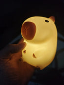Silicone Capybara Night Light – Soft LED Glow for the Bedroom