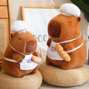 Cook Capybara Plush – Soft & Adorable for Decorating & Gifting