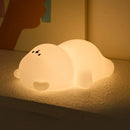 Silicone Bear Night Light – Soft LED Glow for Kids' Bedroom