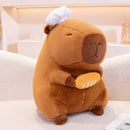 Cook Capybara Plush – Soft & Adorable for Decorating & Gifting