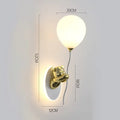 Premium Bear Balloon Wall Light – Decorative Lighting for Kids' Bedroom
