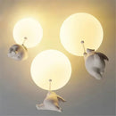 Premium Bear Balloon Wall Light – Decorative Lighting for Kids' Bedroom