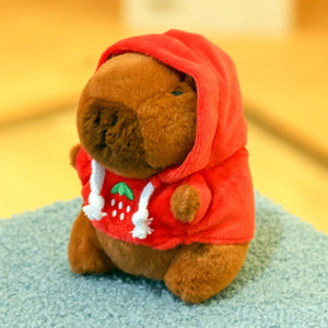 12cm Capybara Plush Keychain – Soft & Adorable