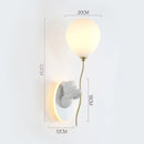 Premium Bear Balloon Wall Light – Decorative Lighting for Kids' Bedroom