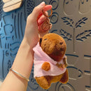12cm Capybara Plush Keychain – Soft & Adorable